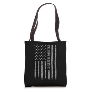 Communist American Flag Tote Bag B)